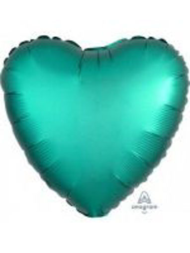 Picture of SATIN LUXE JADE HEART 17 INCH